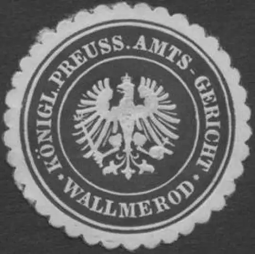 K.Pr. Amts-Gericht Wallmerod