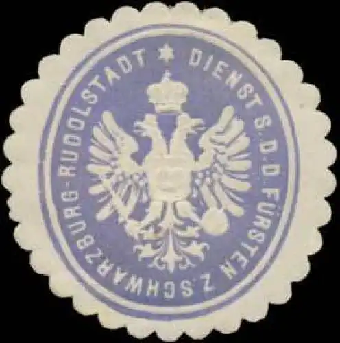Dienst S.D. des FÃ¼rsten zu Schwarzburg Rudolstadt