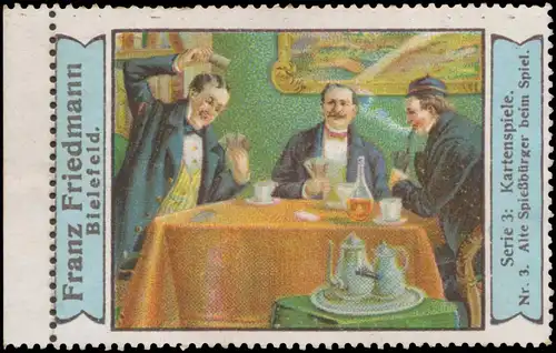 Alte SpieÃbÃ¼rger beim Spiel