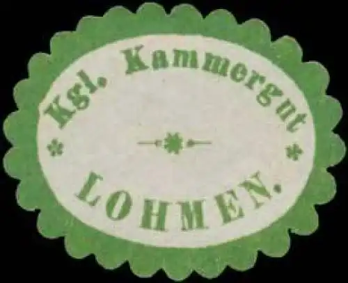 K. Kammergut Lohmen