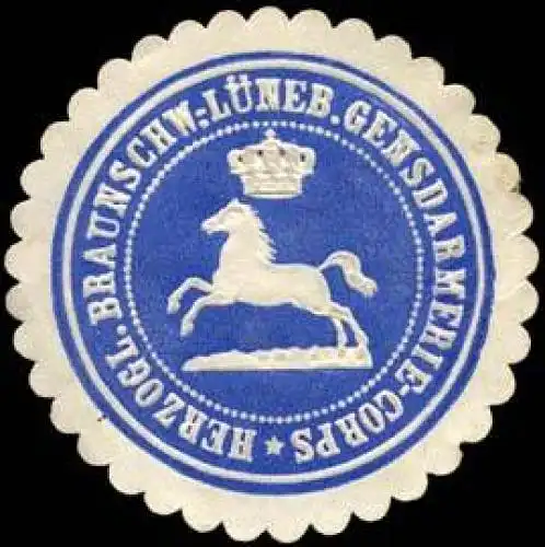 Herzoglich Braunschweig LÃ¼neburgische Gensdarmerie - Corps