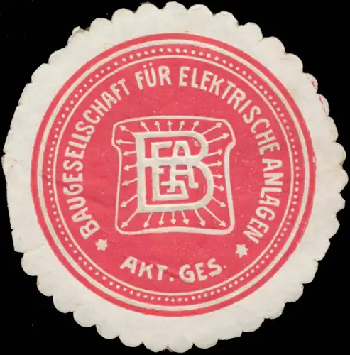 Baugesellschaft fÃ¼r elektrische Anlagen AG