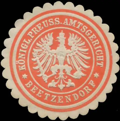 K. Pr. Amtsgericht Beetzendorf