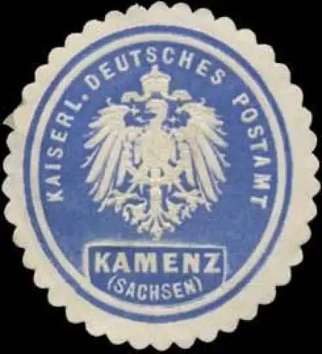 K. Deutsches Postamt Kamenz/Sachsen