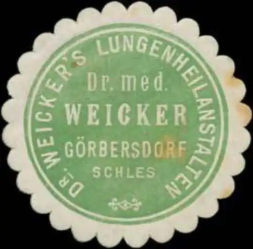 Dr. Weickers Lungenheilanstalten