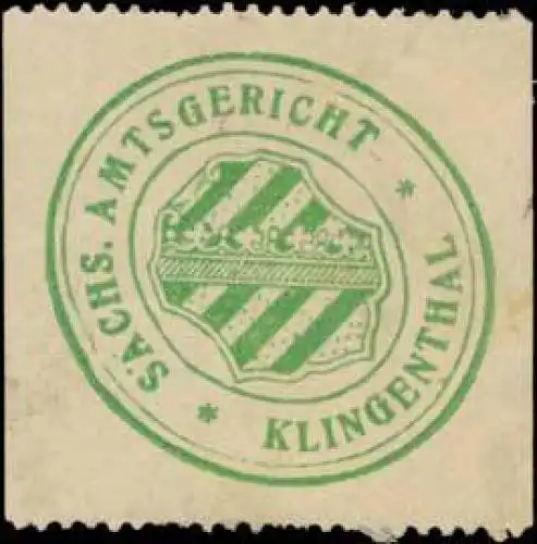 SÃ¤chs. Amtsgericht Klingenthal