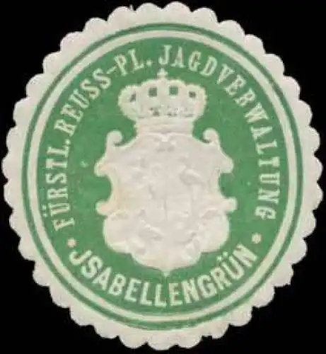 Fürstl. Reuss-Pl. Jagdverwaltung Isabellengrün