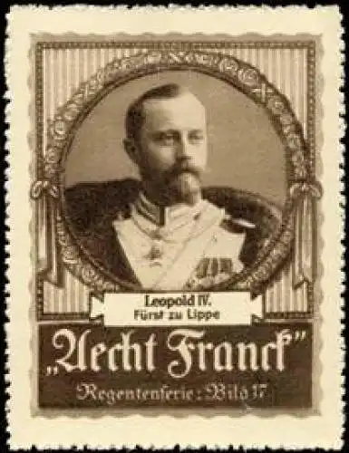 Leopold IV. - FÃ¼rst zur Lippe