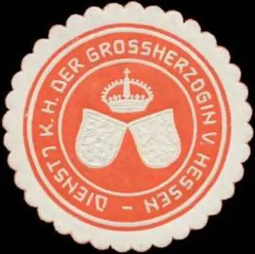Dienst I.K.H. der Grossherzogin von Hessen