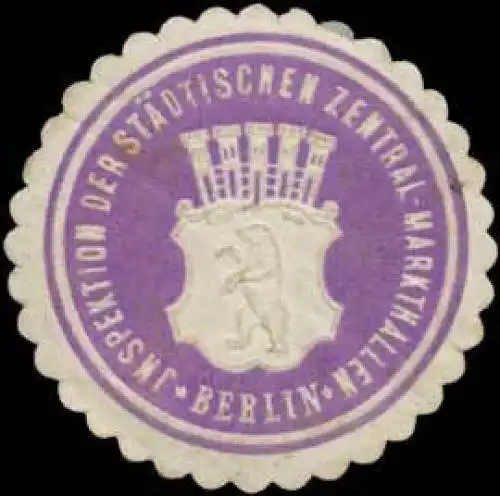 Inspektion der stÃ¤dtischen Zentral-Markthallen Berlin