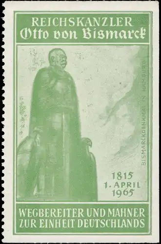 Reichskanzler Otto von Bismarck