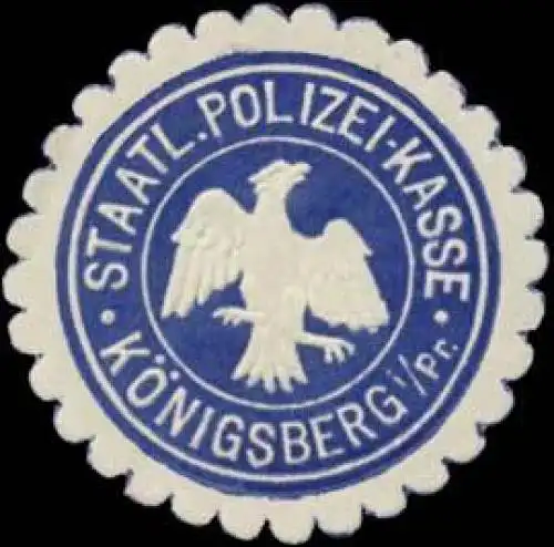 Staatl. Polizei-Kasse KÃ¶nigsberg/PreuÃen