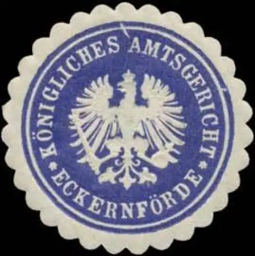 K. Amtsgericht EckernfÃ¶rde