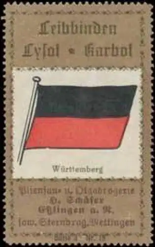 Flagge WÃ¼rttemberg
