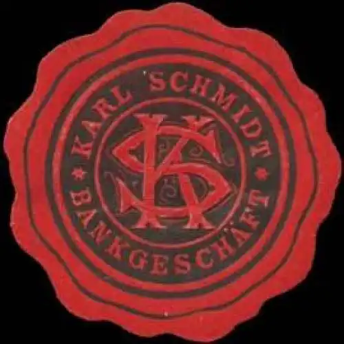 BankgeschÃ¤ft Karl Schmidt