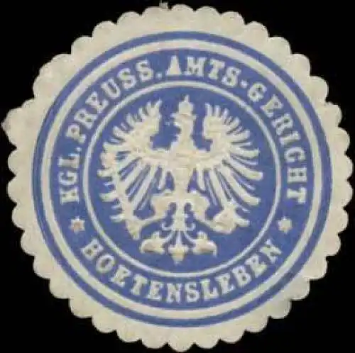 K.Pr. Amtsgericht HÃ¶tensleben