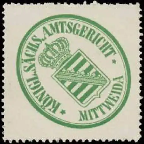 KÃ¶nigl. SÃ¤chs. Amtsgericht Mittweida