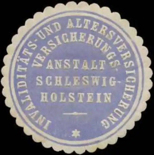 InvaliditÃ¤ts- und Altersversicherung-Versicherungsanstalt Schleswig Holstein
