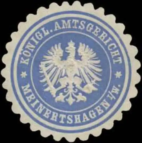 K. Amtsgericht Meinertshagen/W