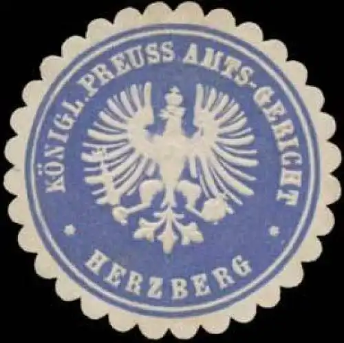 K.Pr. Amts-Gericht Herzberg