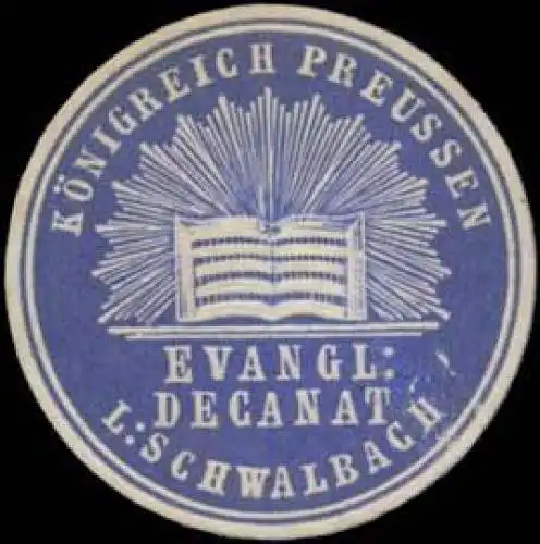 KÃ¶nigreich Preussen evangl. Decanat L. Schwalbach