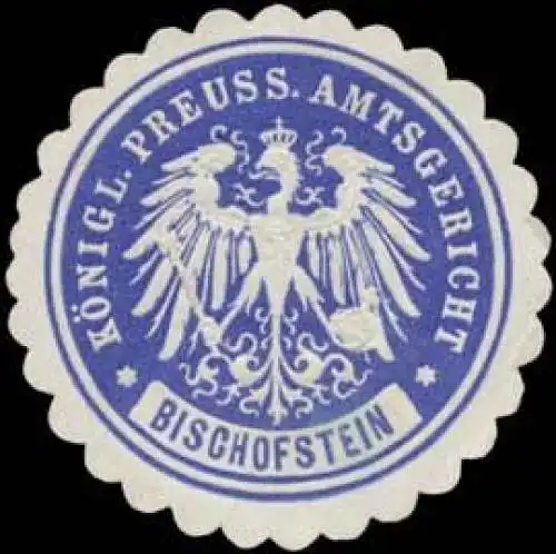 K.Pr. Amtsgericht Bischofstein