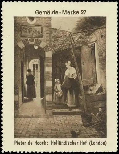 Pieter de Hooch: HollÃ¤ndischer Hof (London)