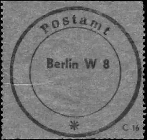 Postamt Berlin W 8