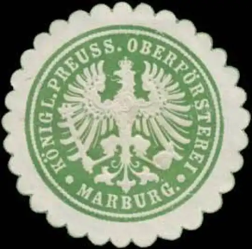 K.Pr. OberfÃ¶rsterei Marburg