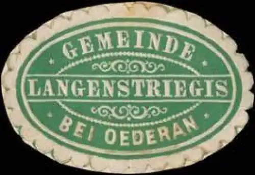 Gemeinde Langenstriegis bei Oederan