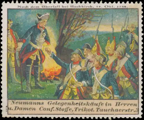 Nach dem Ãberfall bei Hochkirch 14. Oktober 1758