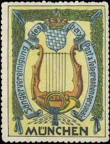 SÃ¤ngervereinigung des bay. Post & Telegraphenpersonals