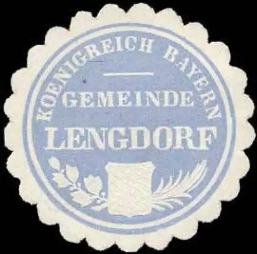 Koenigreich Bayern Gemeinde Lengdorf
