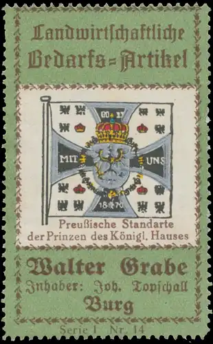 PreuÃische Standarte der Prinzen des Königl. Hauses