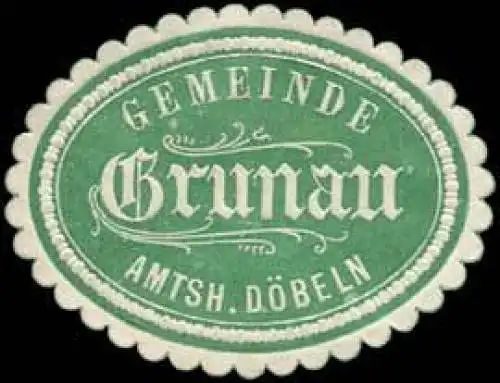 Gemeinde Grunau-Amtshauptmannschaft DÃ¶beln