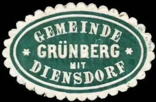 Gemeinde GrÃ¼nberg mit Diensdorf