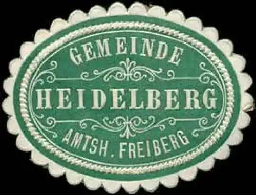 Gemeinde Heidelberg - Amtshauptmannschaft Freiberg