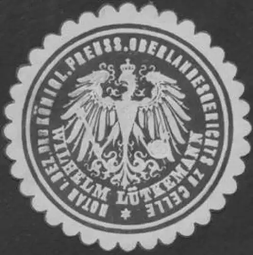 Wilhelm LÃ¼tkemann Notar i. Bez. d. K.Pr. Oberlandesgerichts zu Celle