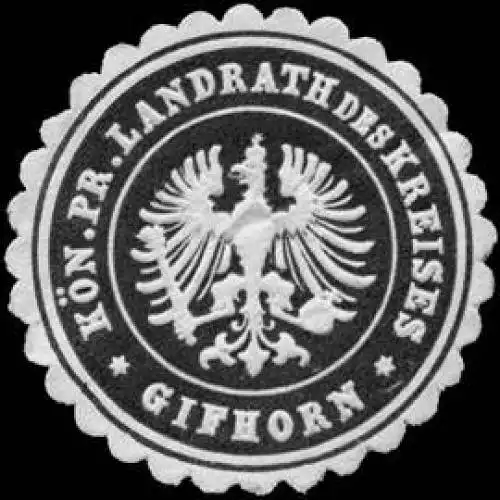 K. Pr. Landrath des Kreises - Gifhorn