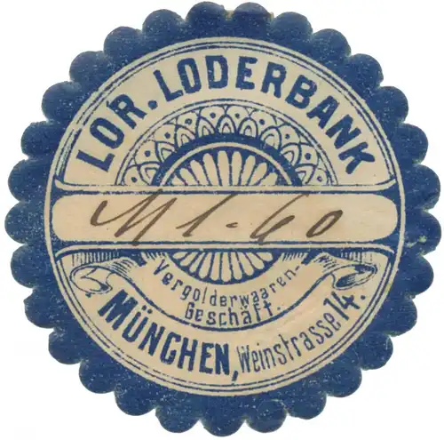 VergolderwaarengeschÃ¤ft Lor. Loderbank