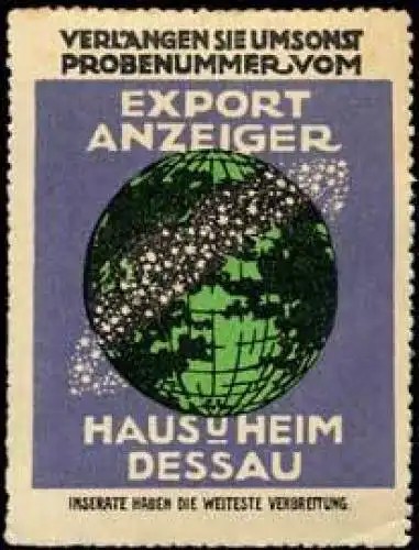 Export Anzeiger Haus und Heim