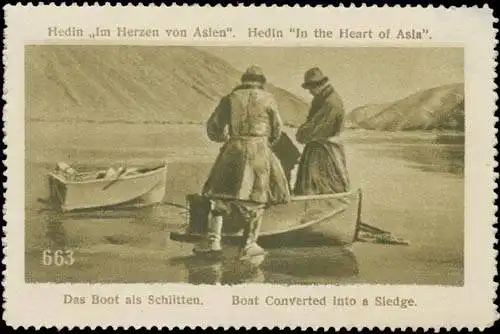 Das Boot als Schlitten