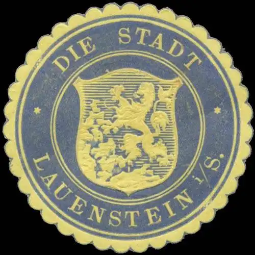 Die Stadt Lauenstein i.S