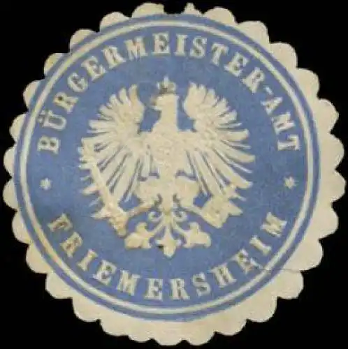 BÃ¼rgermeister-Amt Friemersheim