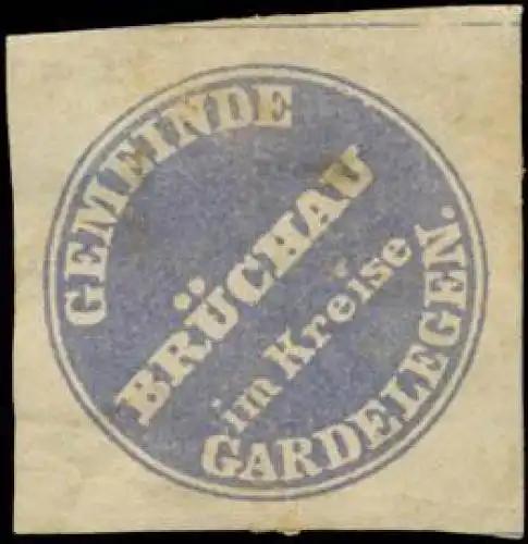 Gemeinde BrÃ¼chau im Kreise Gardelegen