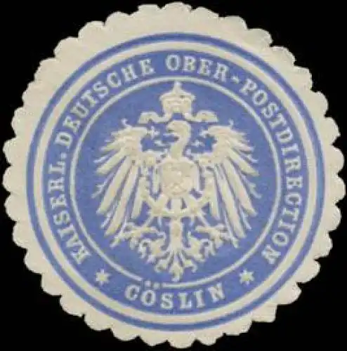 K. Deutsche Ober-Postdirection KÃ¶slin