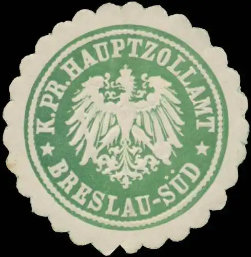 K.Pr. Hauptzollamt Breslau-SÃ¼d