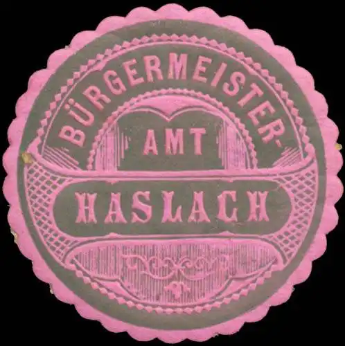 BÃ¼rgermeister-Amt Haslach