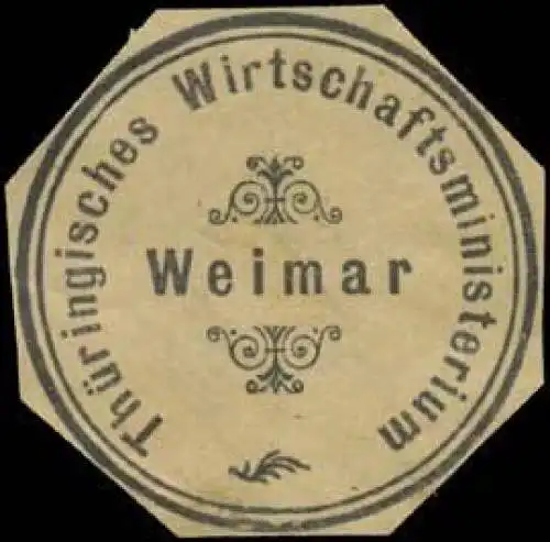 ThÃ¼ringisches Wirtschaftsministerium Weimar