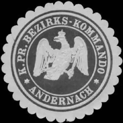 K.Pr. Bezirks-Kommando Andernach